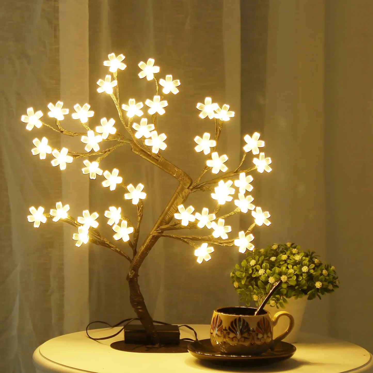 17" Cherry Blossom Tree Lamp